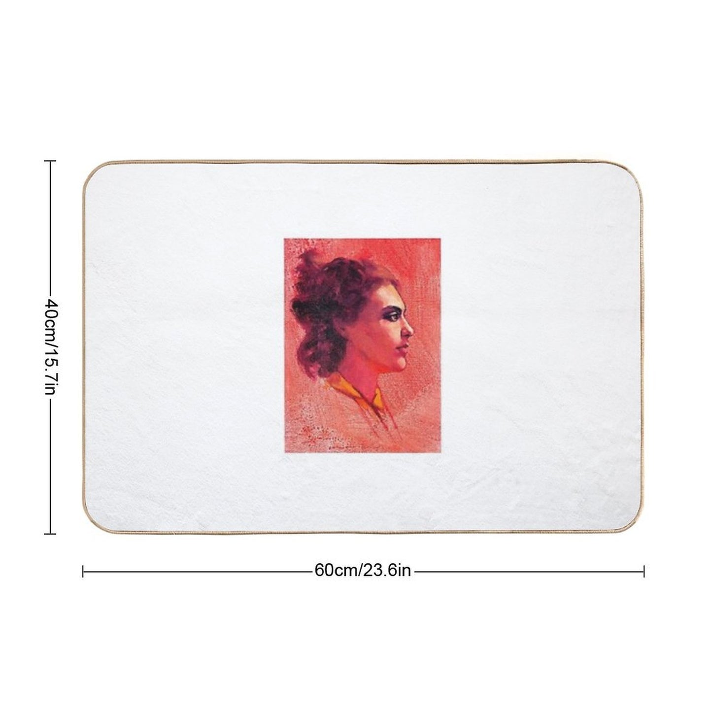 Portrait of Alysha  Odorless Bath Mat
