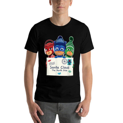 PJ Masks Christmas Letter To Santa Claus Holiday Hero Crew  Classic T-Shirt