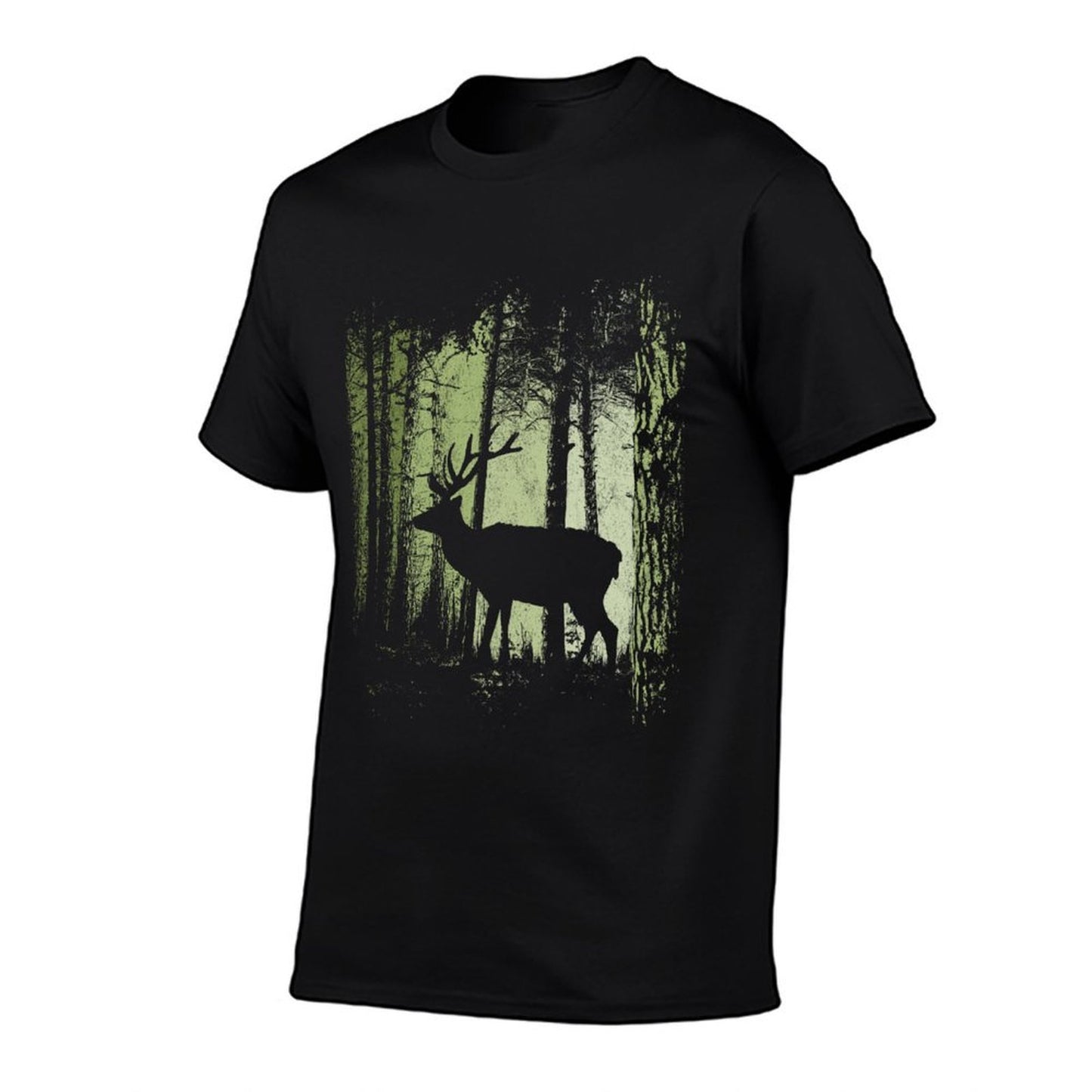 Twilight Forest Wildlife Deer Stag Silhouette  Vintage-inspired T-Shirt