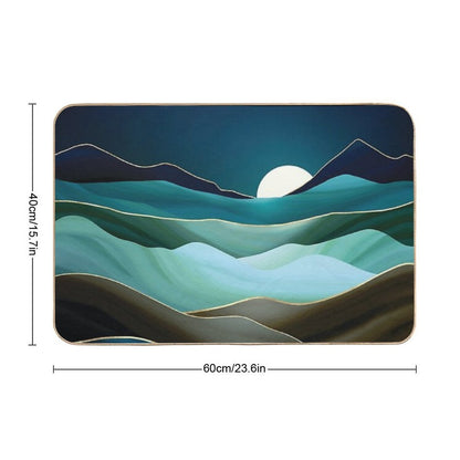 Moonlit Vista  Long-Lasting Bath Mat