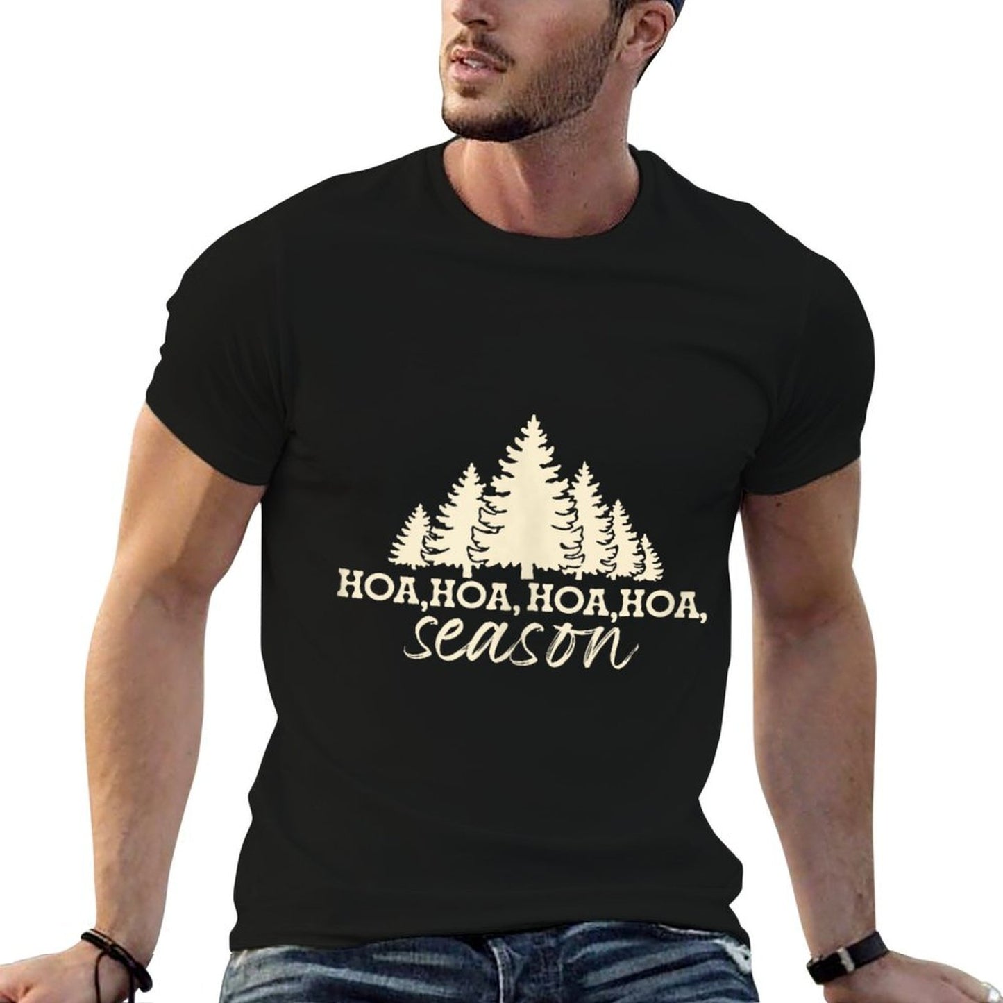 Hoa Hoa Hoa Hoa Hoa Cozy Season Twilight Lover Pine Forest  Odor-resistant T-Shirt