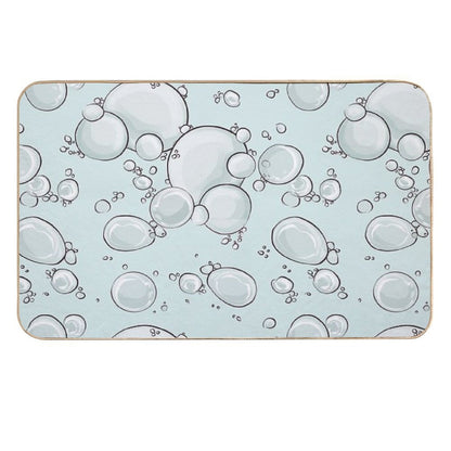 Bubbles  Handmade  Soap  Absorbent Bath Mat