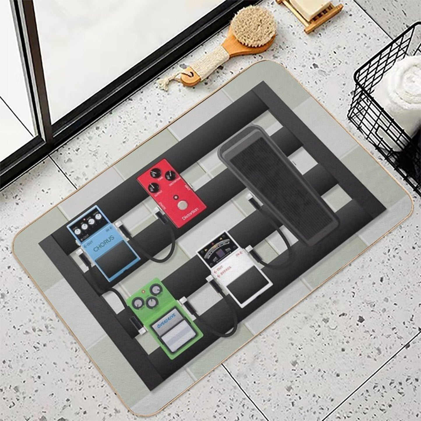 Guitar Pedalboard  Non-Slip Bath Mat