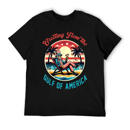 Greeting From The Gulf Of Usa America Trump Patriotic Gulf Moisture-wicking T-Shirt