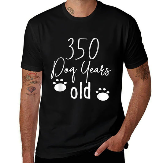 Funny 50th Birthday - 350 Dog Years Old  Vintage-inspired T-Shirt