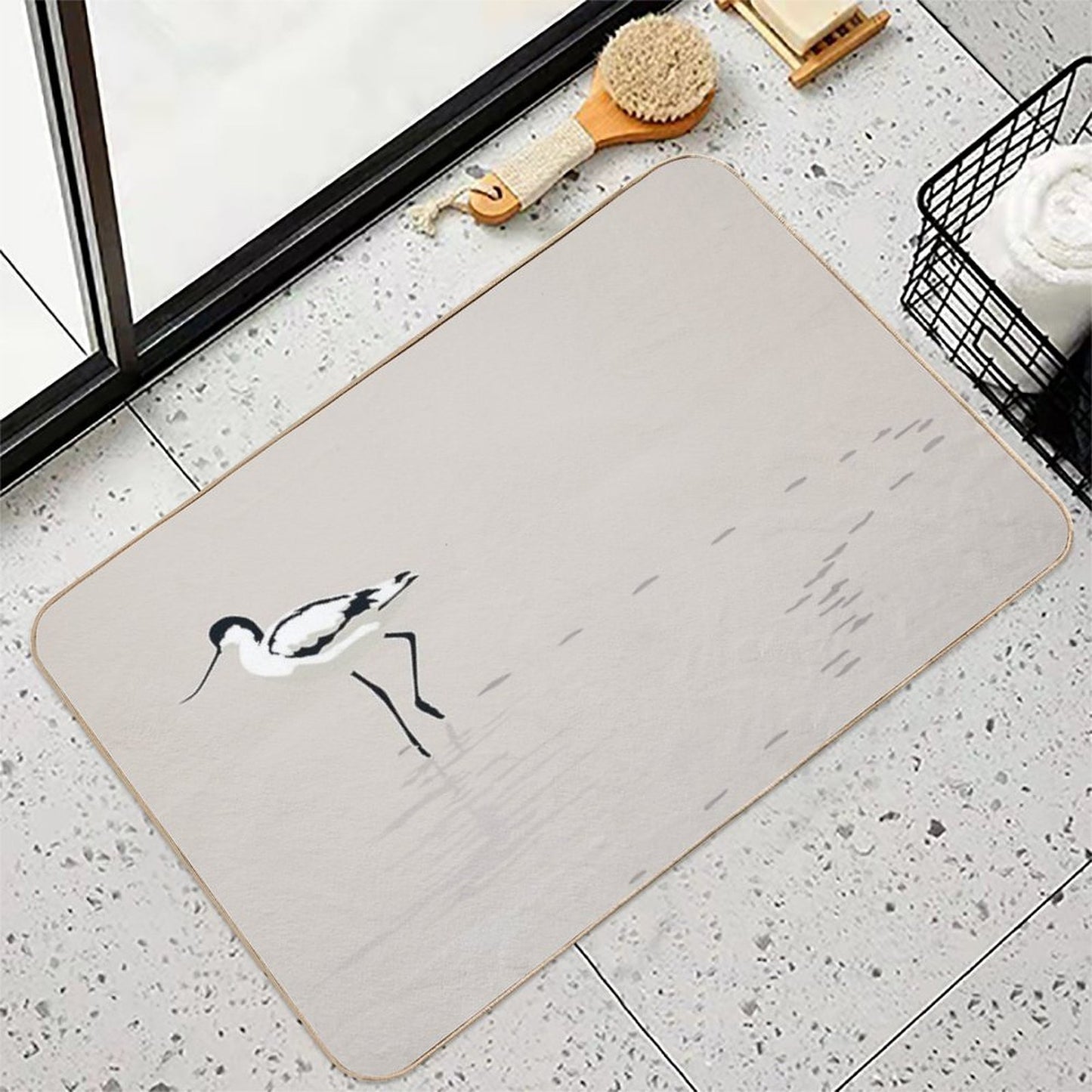 Pied Avocet  Multi-Purpose Bath Mat