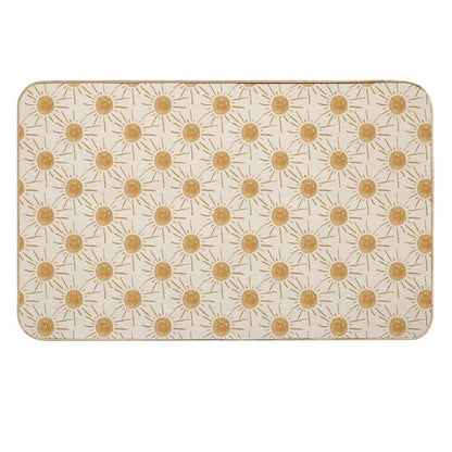 Golden Sun in Beige  Dirt-Trapping Bath Mat