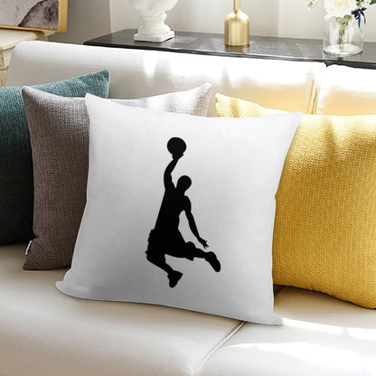 Basketball Player Design Soft Anti-Pilling Throw Pillow