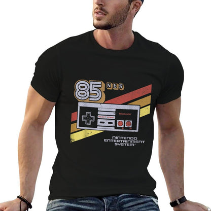 Nintendo NES Controller Retro Stripe 85  Lightweight T-Shirt