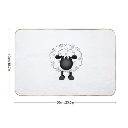 Shelby The Sheep  Non-Slip Bath Mat