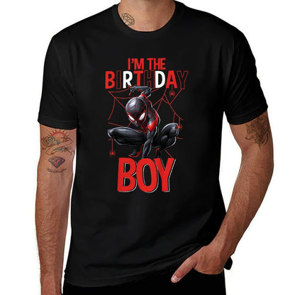 Marvel Spider-Man Miles Morales I'm The Birthday Boy  Quick-drying T-Shirt