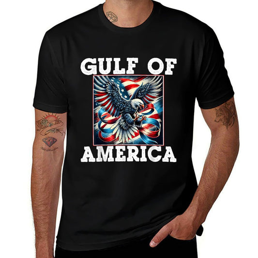 Gulf of USA America Vintage USA Flag Vintage-inspired T-Shirt