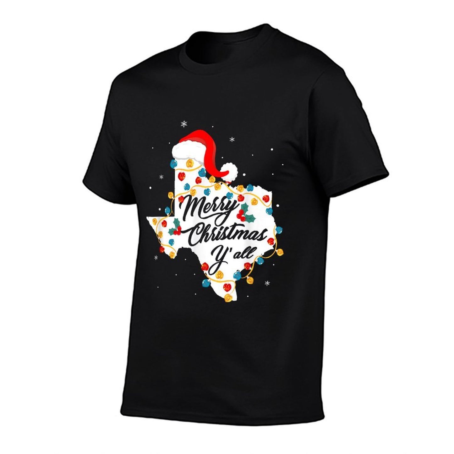 Merry Christmas YAll Texas State Texan Holiday Men Women  Graphic-printed T-Shirt