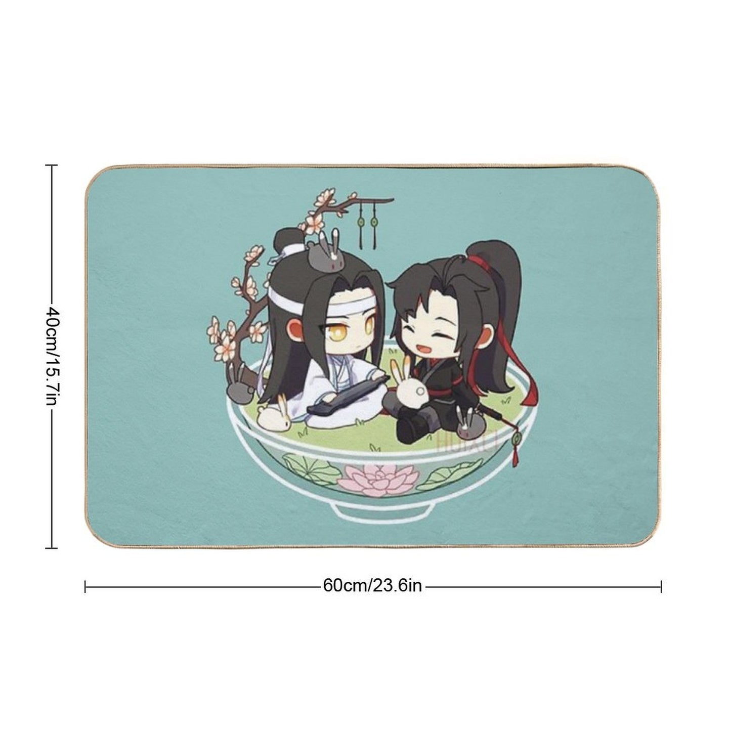 TheUNTAMED.BOWL.OF.WANGXIAN  Rapid-Drying Bath Mat