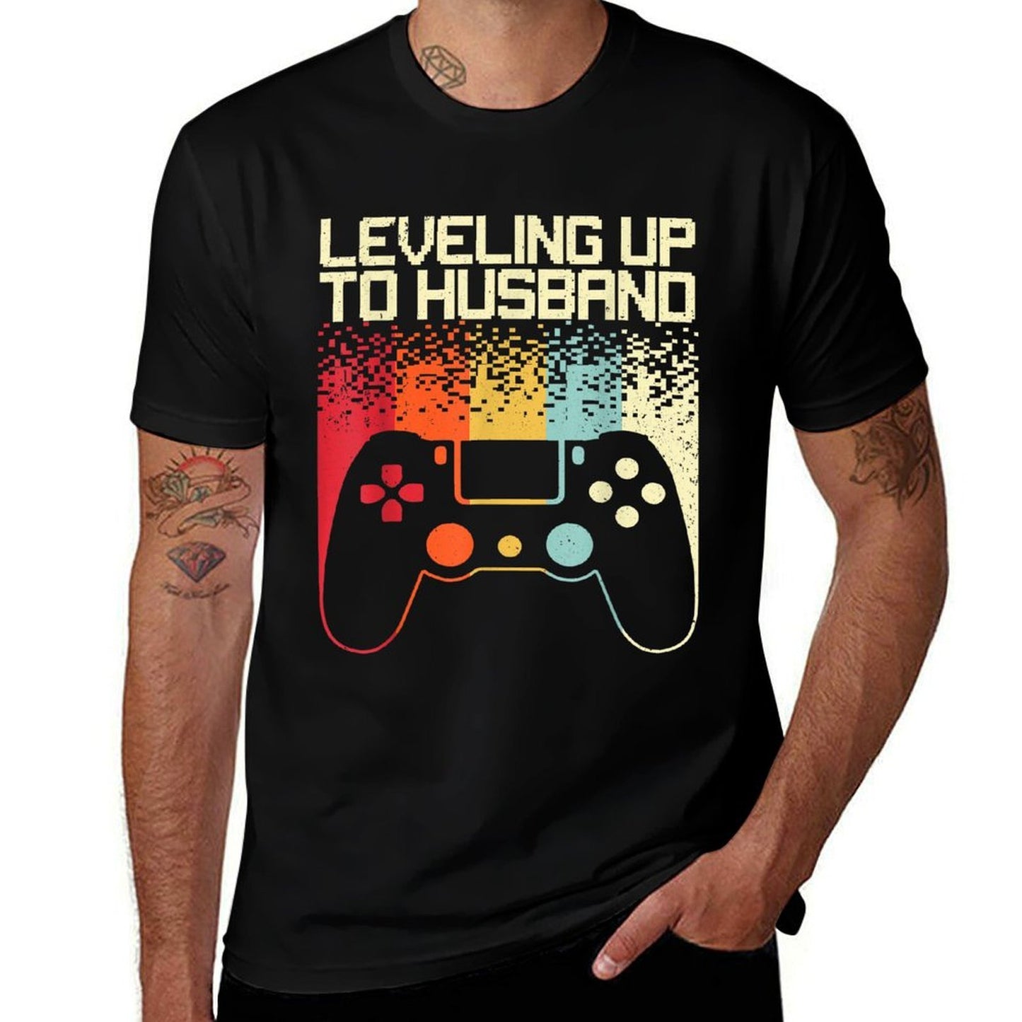 Cool Future Husband For Men Boys Groom To Be Bachelor Gamer  Moisture-wicking T-Shirt