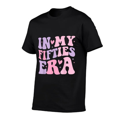 Groovy In My Fifties Era Funny 50th Birthday Women  Breathable T-Shirt