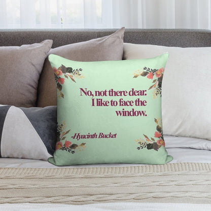Hyacinth Bucket Quotes Soft Bedroom Essential Throw Pillow