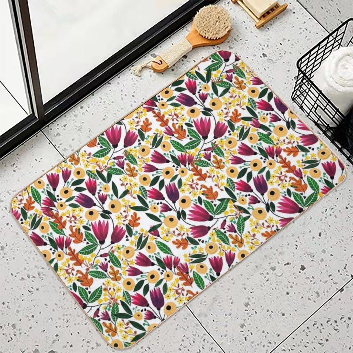 Autumn  Pet-Safe Bath Mat