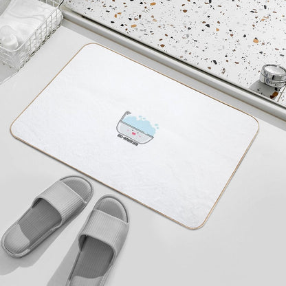 Kawaii Depression Art - Anti-depresh Sesh  Pet-Safe Bath Mat