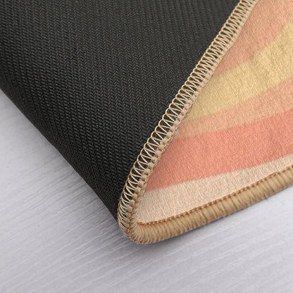 Vintage Groovy Rainbow  Anti-Trip Bath Mat