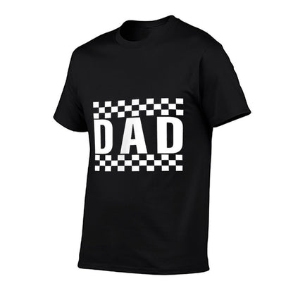 Racing Birthday Party Matching Family Race Car Pit Crew Dad  Quick-drying T-Shirt