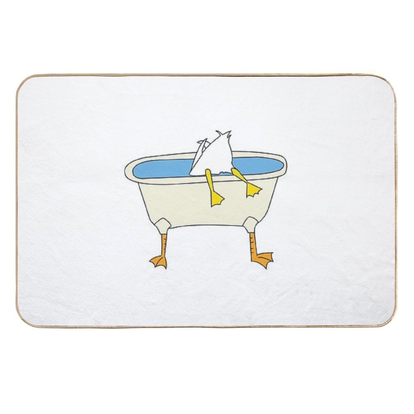 Bottoms Up  Odorless Bath Mat