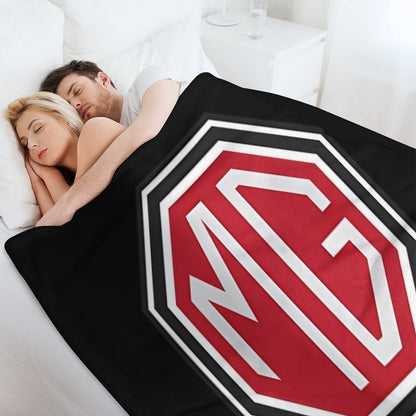 Vintage Mg Logo Sustainable Throw Blanket