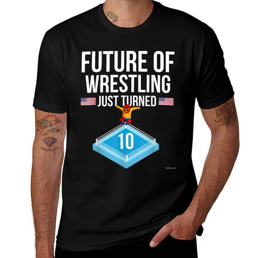 10th Birthday Wrestling T Gift For Birthdays  Stretchy T-Shirt