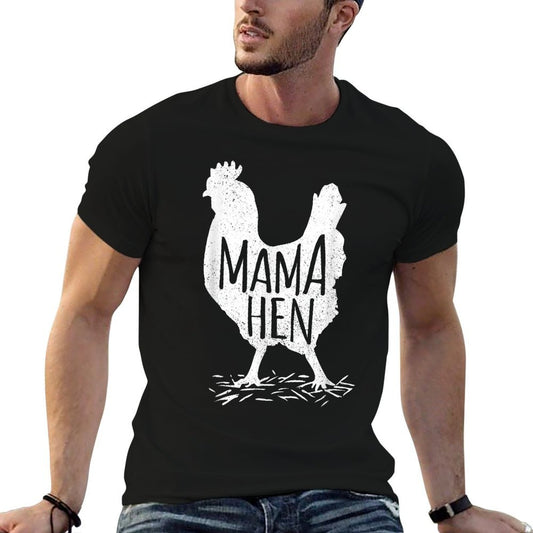 Funny Mother&#39;s Day Mama Hen Chicken Gift Mom Farm  Lightweight T-Shirt