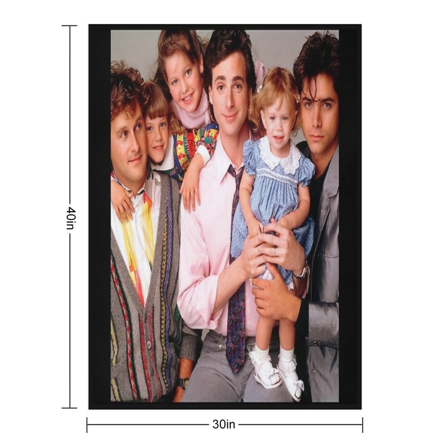 Full House Drama Movie Family ALB49 Machine-washable Throw Blanket