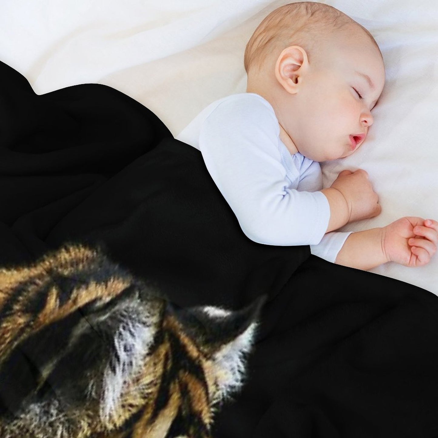 Tiger Anti-pilling Throw Blanket