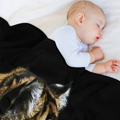 Tiger Anti-pilling Throw Blanket