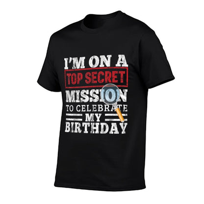 Spy Birthday Party Theme Top Secret Mission  Eco-friendly Material T-Shirt