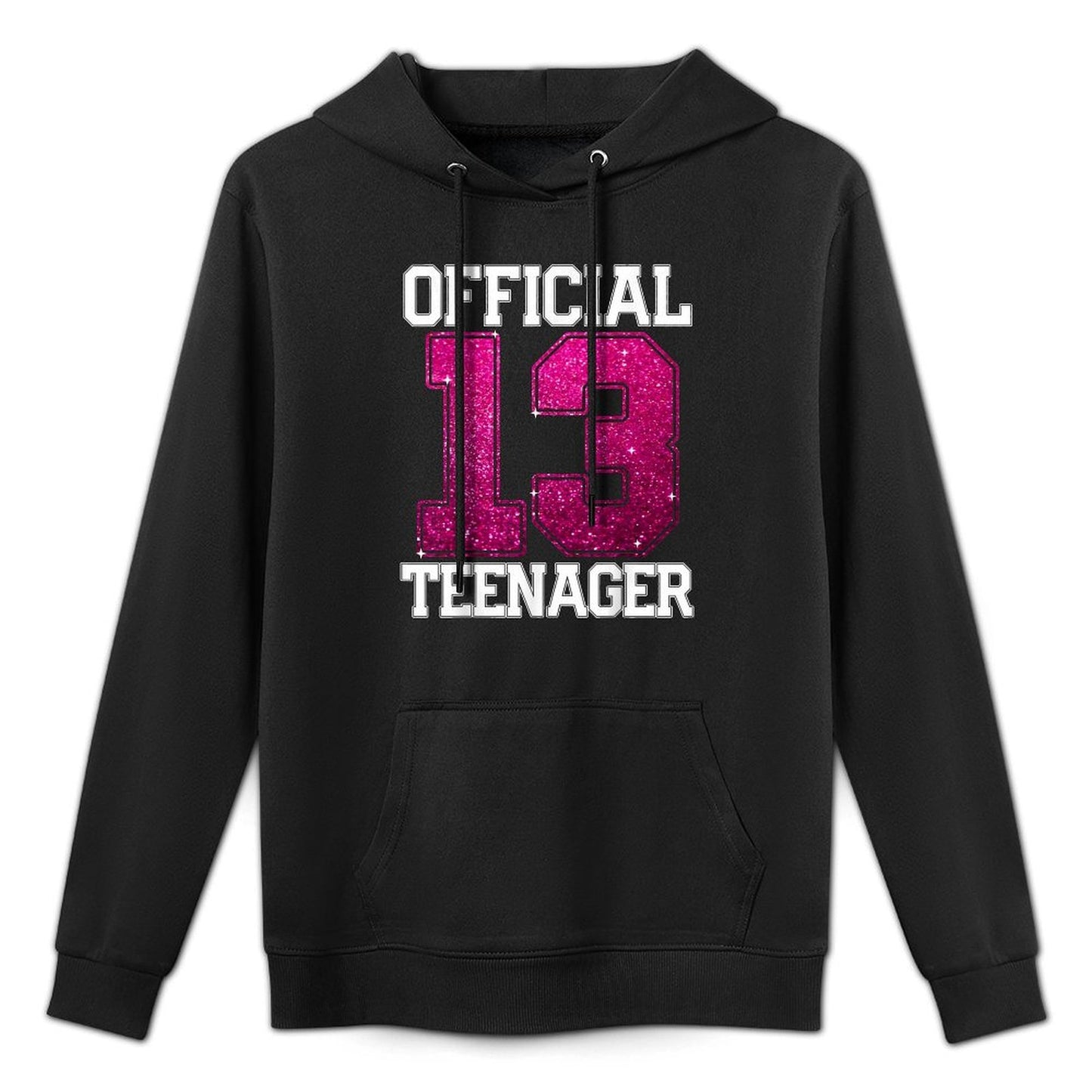 OFFICIAL TEENAGER 13th Birthday 2012 Bday Girls Gift Kangaroo Pocket Hoodie