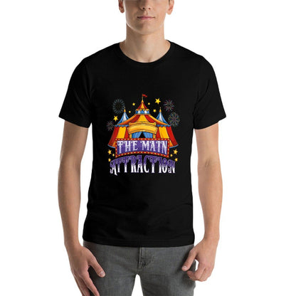 Kids Circus Attraction Carnival Birthday Party Boys Girls  Tagless Design T-Shirt
