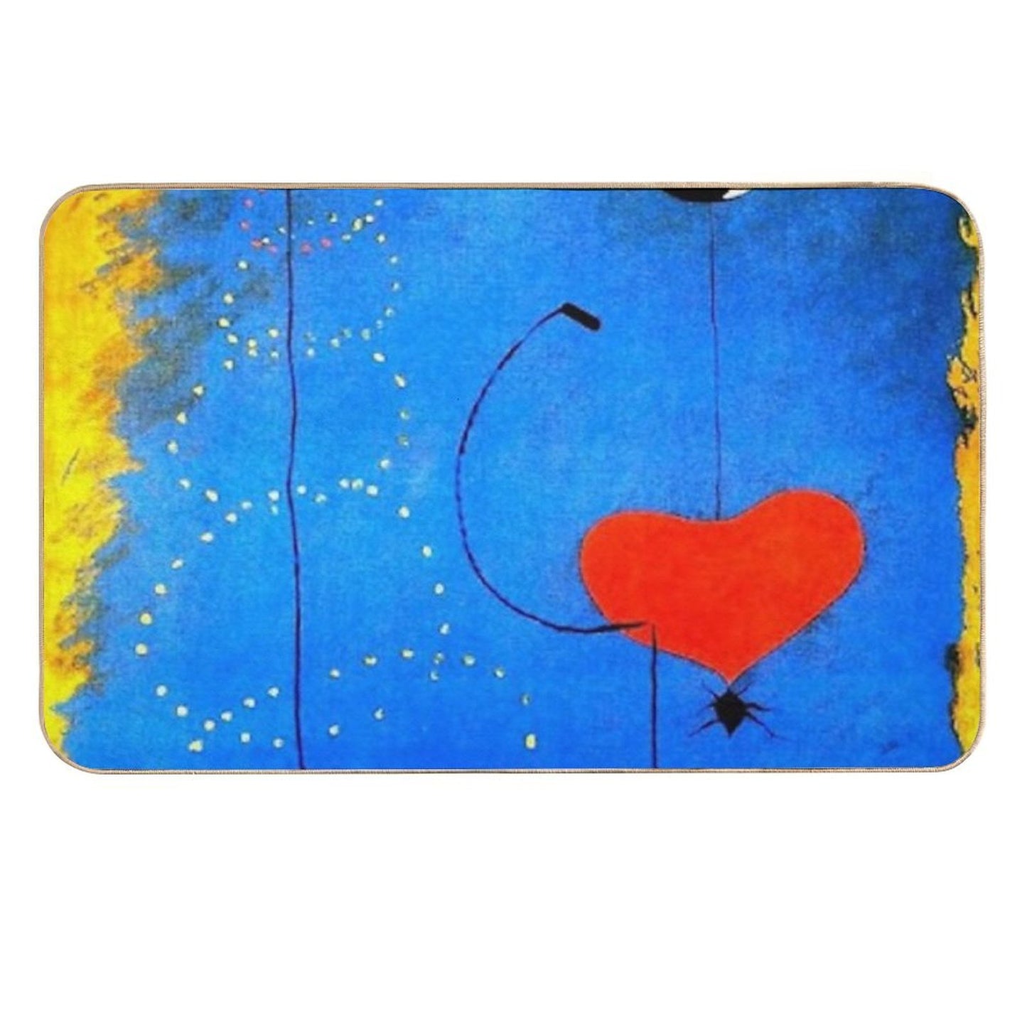 Joan Miro La Danseuse  Stain-Proof Bath Mat