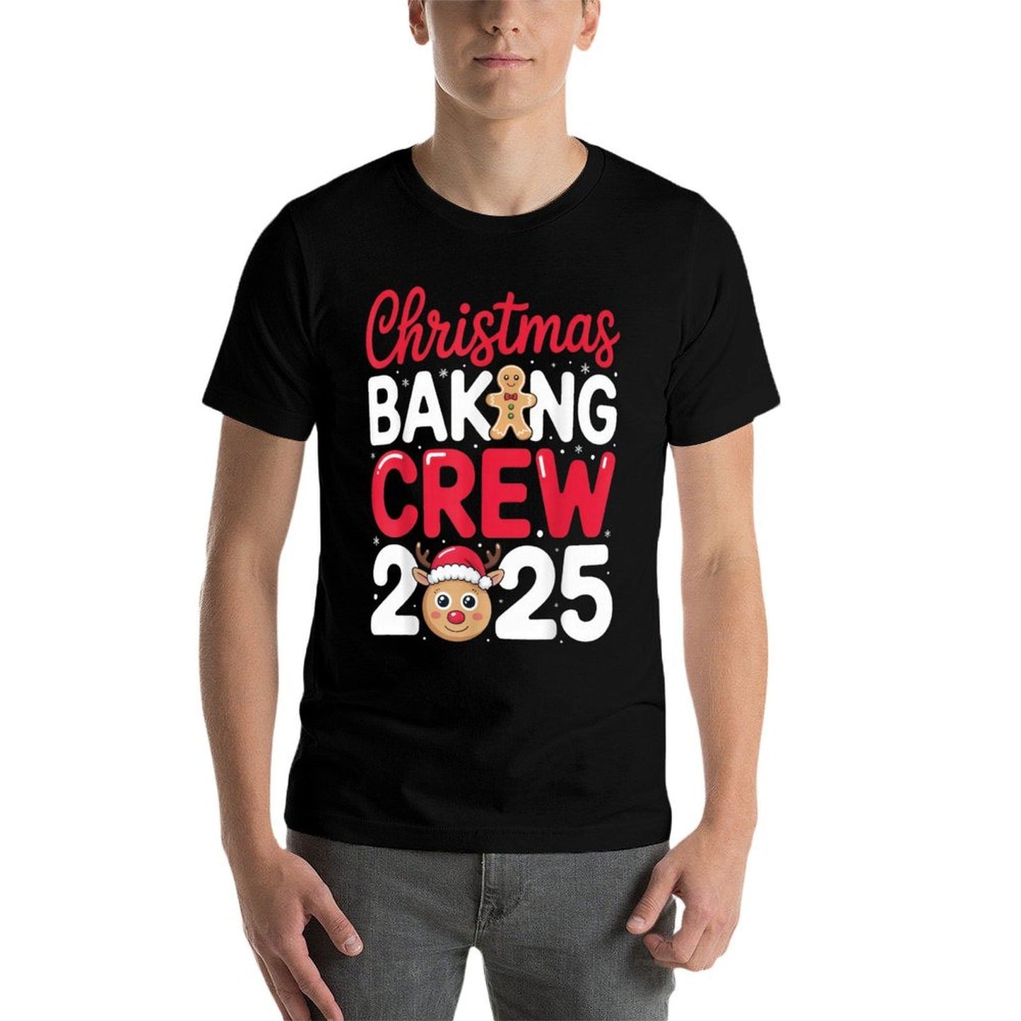 Christmas Baking Crew 2025 for Family Bakers Holiday Fun  Soft T-Shirt