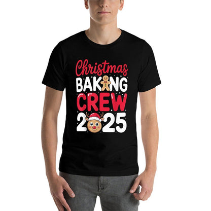 Christmas Baking Crew 2025 for Family Bakers Holiday Fun  Soft T-Shirt