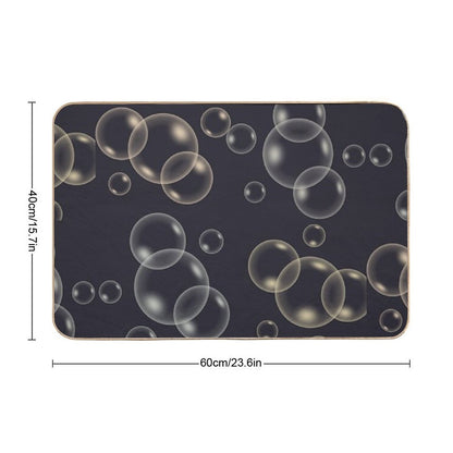Bubbly  High-Traffic Bath Mat