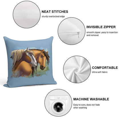 Spirit And Rain - Love Found Us Soft Reinforced Edging Throw Pillow