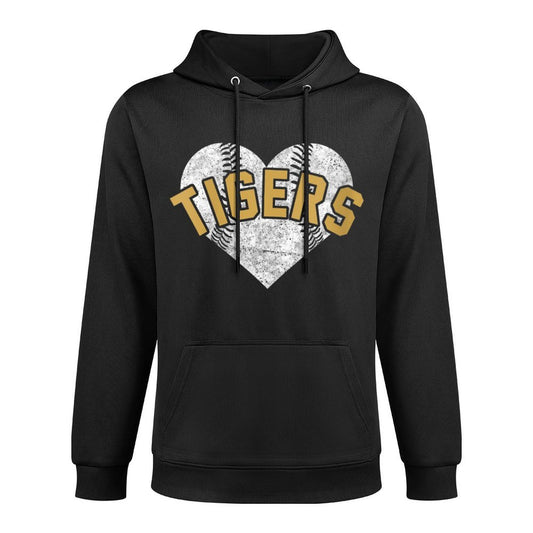Womens Tigers Baseball Softball High School Team Mascot Mom Customizable Surface Hoodie