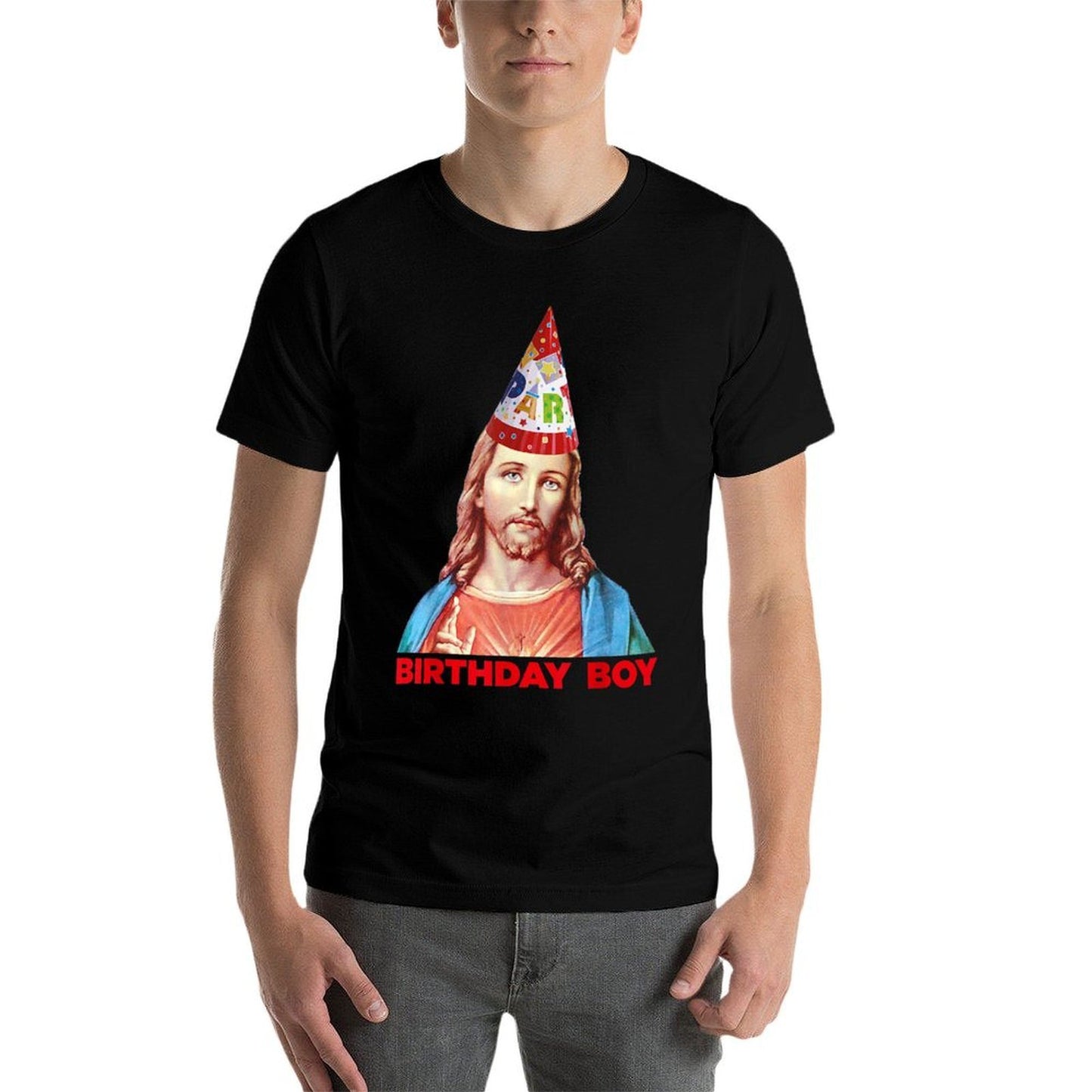 Popfunk Unisex-Family Funny Christmas Jesus Birthday Boy  Quick-drying T-Shirt