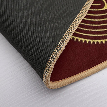 Sacred Geometry Symbol - Chartres Labyrinth 2  Non-Slip Bath Mat