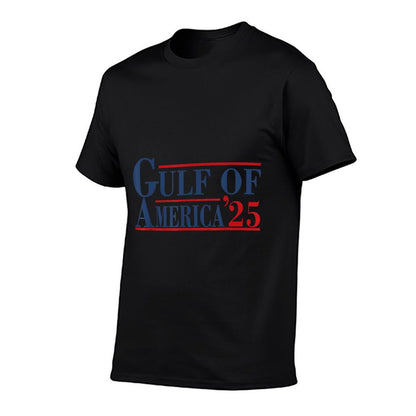 Gulf Of USA America Est 2025 USA American Flag Gulf Mexico Odor-resistant T-Shirt