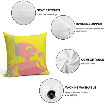 PRISMO THE WISH MASTER Soft Fade-Resistant Throw Pillow