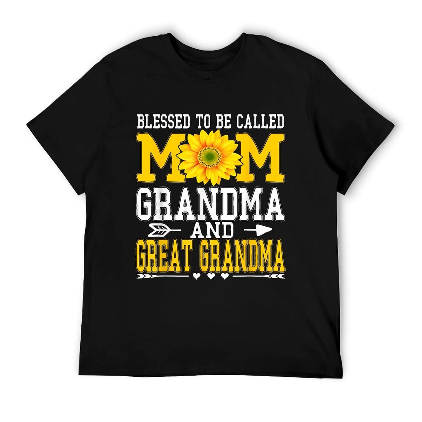 Blessed To Be Called Mom Grandma Great Grandma Mother's Day Tagless Design T-Shirt