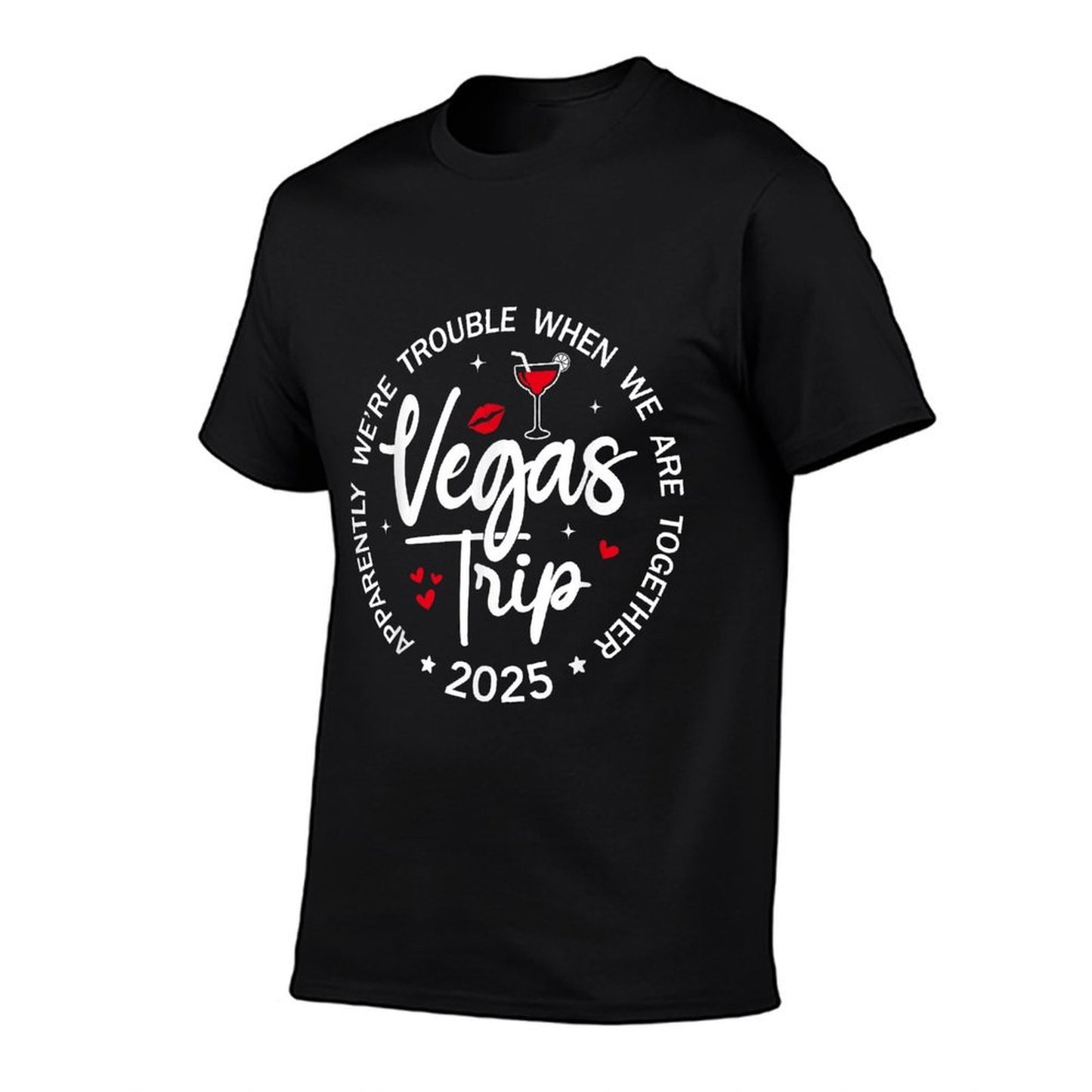 Vegas Trip 2025 Apparently We're Trouble When We're Together  Polyester Blend T-Shirt