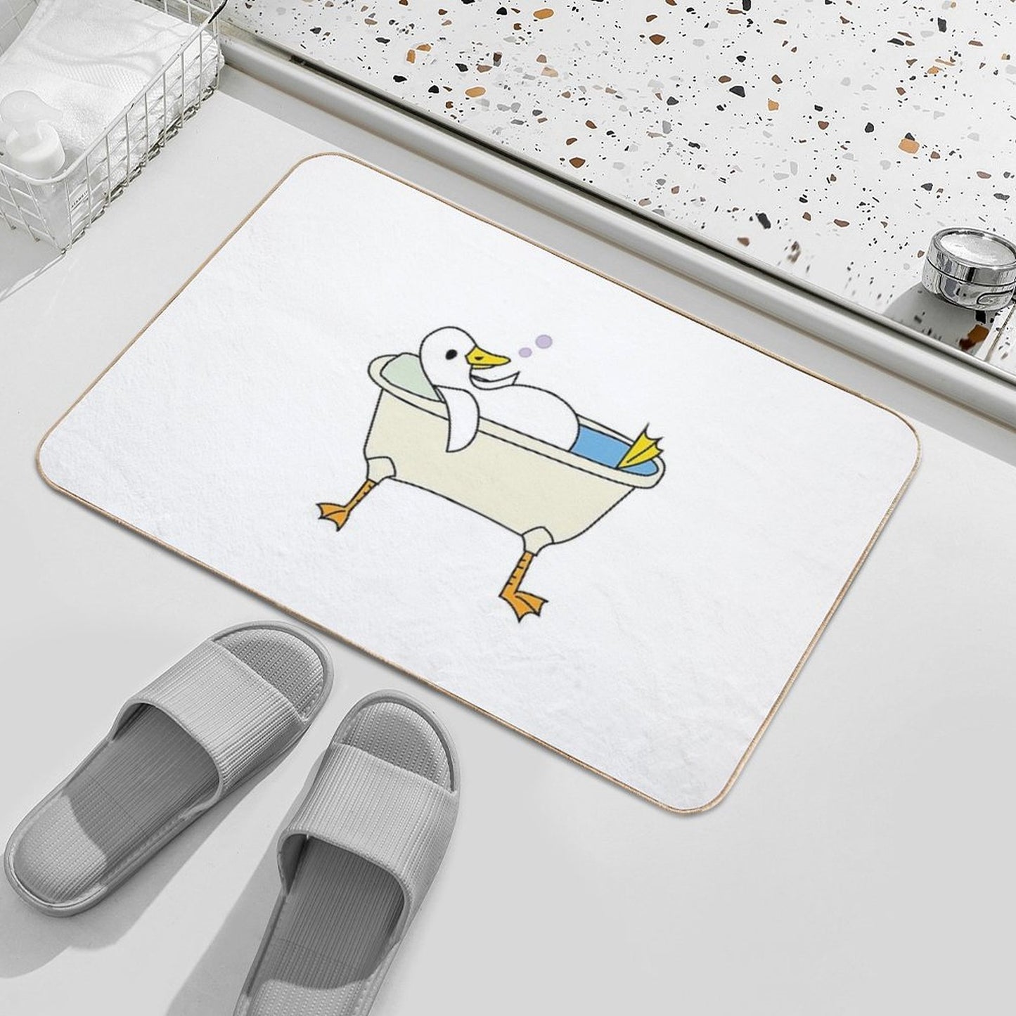 Relaxing in The Tub  Multi-Purpose Bath Mat