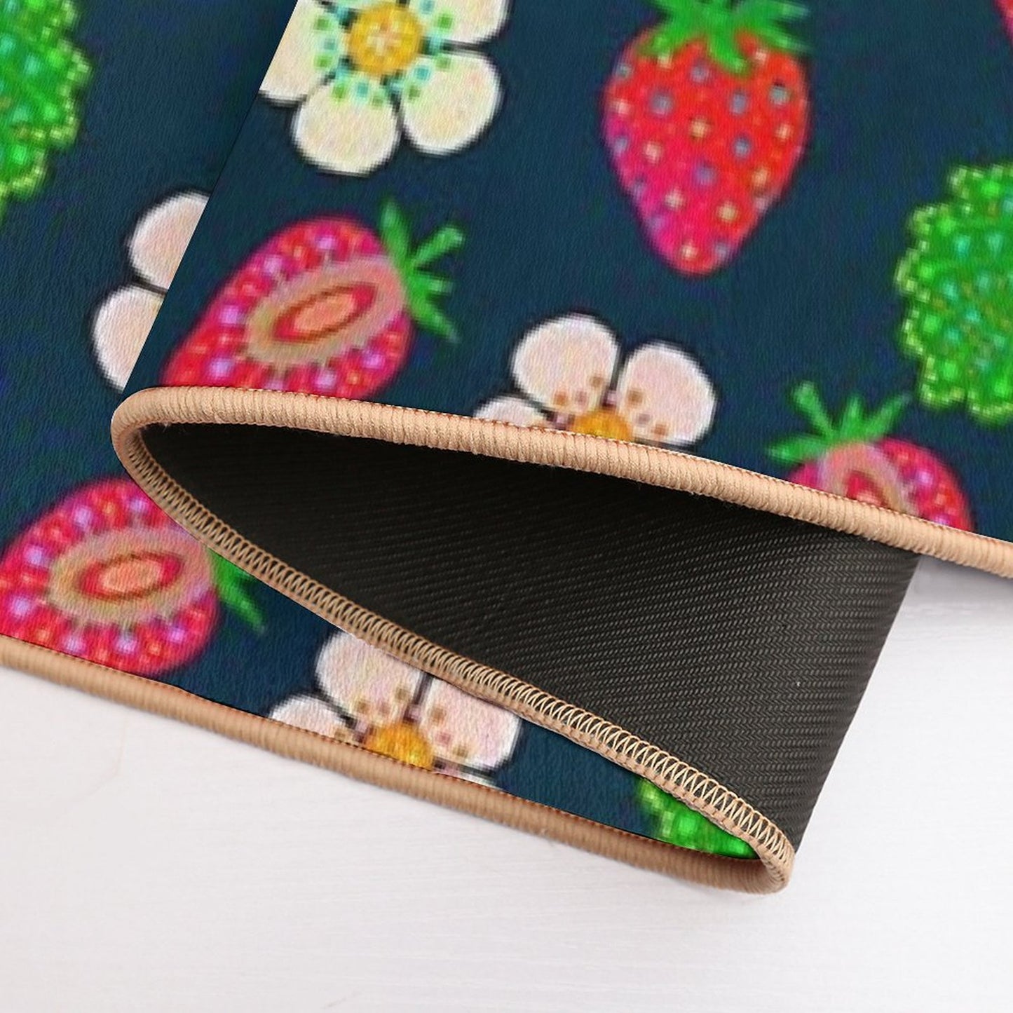 Strawberry Magic  Dirt-Trapping Bath Mat