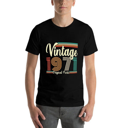 50th Birthday Vintage 1971 - Born In 1971  Lightweight T-Shirt